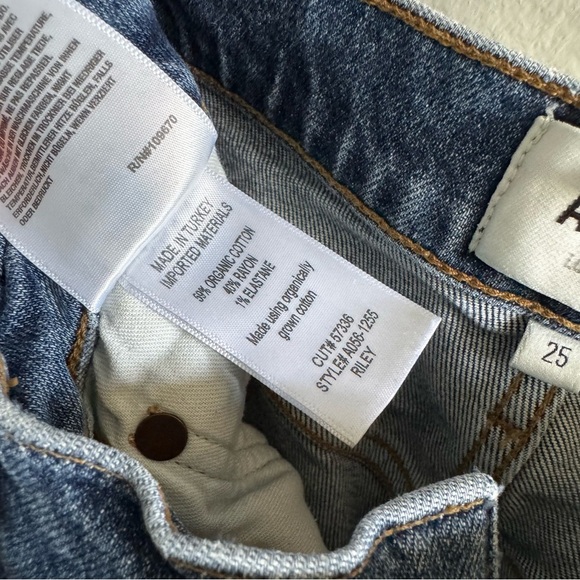 Agolde Riley High Rise Straight Crop in Pastime Size 25 - Picture 11 of 14